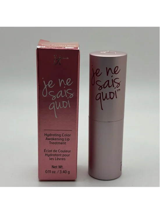 IT Cosmetics Je Ne Sais Quoi Hydrating Lip Treatment Your Perfect Pink 0.11 oz - Picture 3 of 5